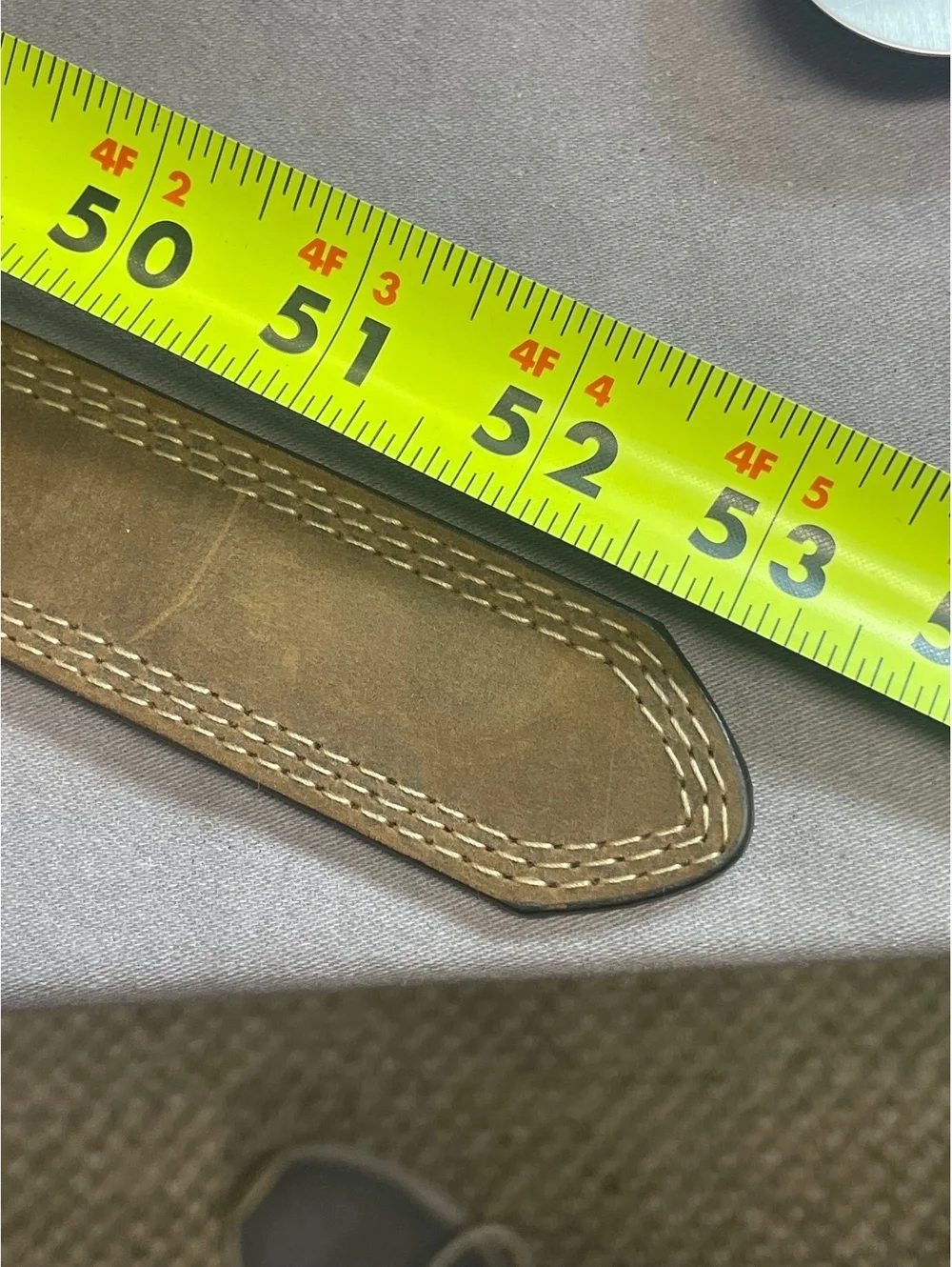 Carhart brown leather casual belt 46